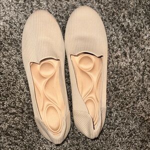 Women's Beige Slip-On Shoes